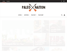 Tablet Screenshot of paleonation.com